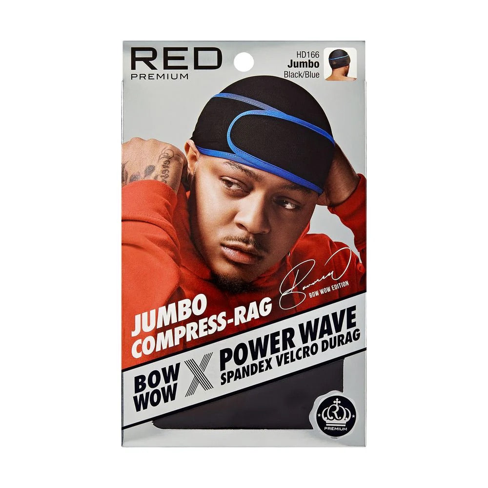 RED Compression Cap , Adjustable Wave Cap for Men