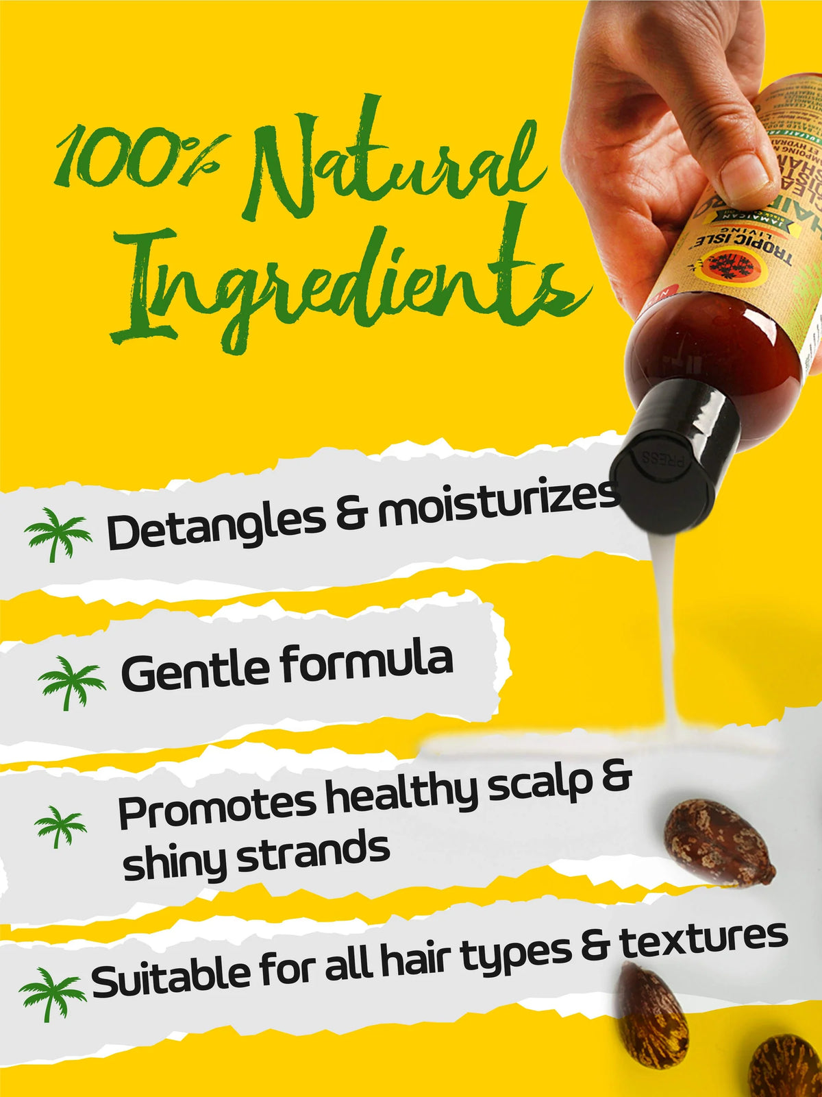 Jamaican Black Castor Oil Shampoo for Locs & Natural Hair
