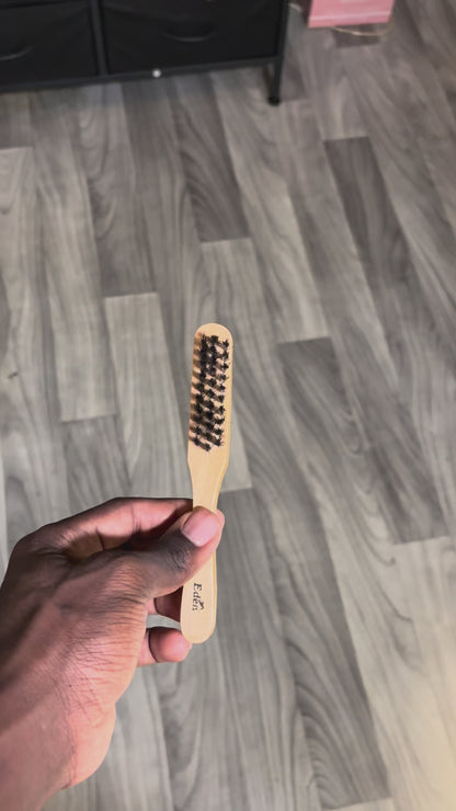 edge hairbrush for taper haircut