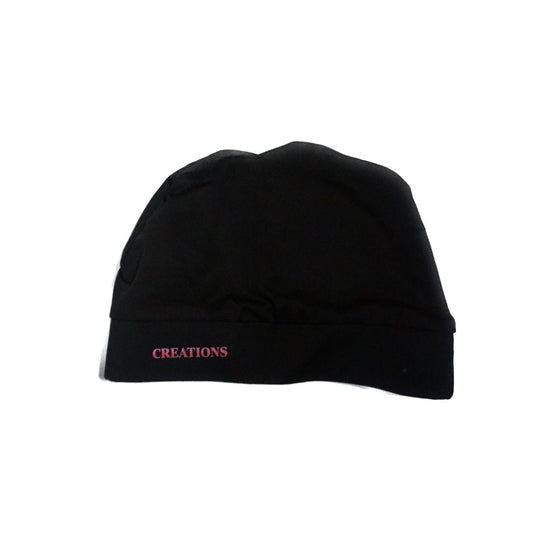 satin lined beanie mens cap black line